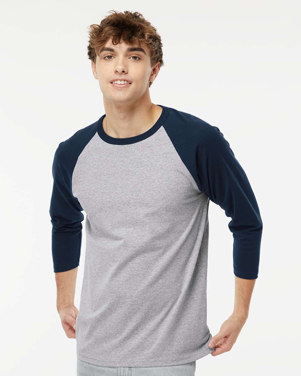 M&O 5540 - Raglan Three-Quarter Sleeve Baseball T-Shirt